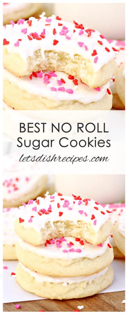 The Best No-Roll Sugar Cookies | Let's Dish Recipes