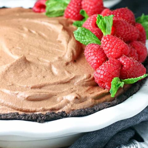 Dark Chocolate Cream Pie