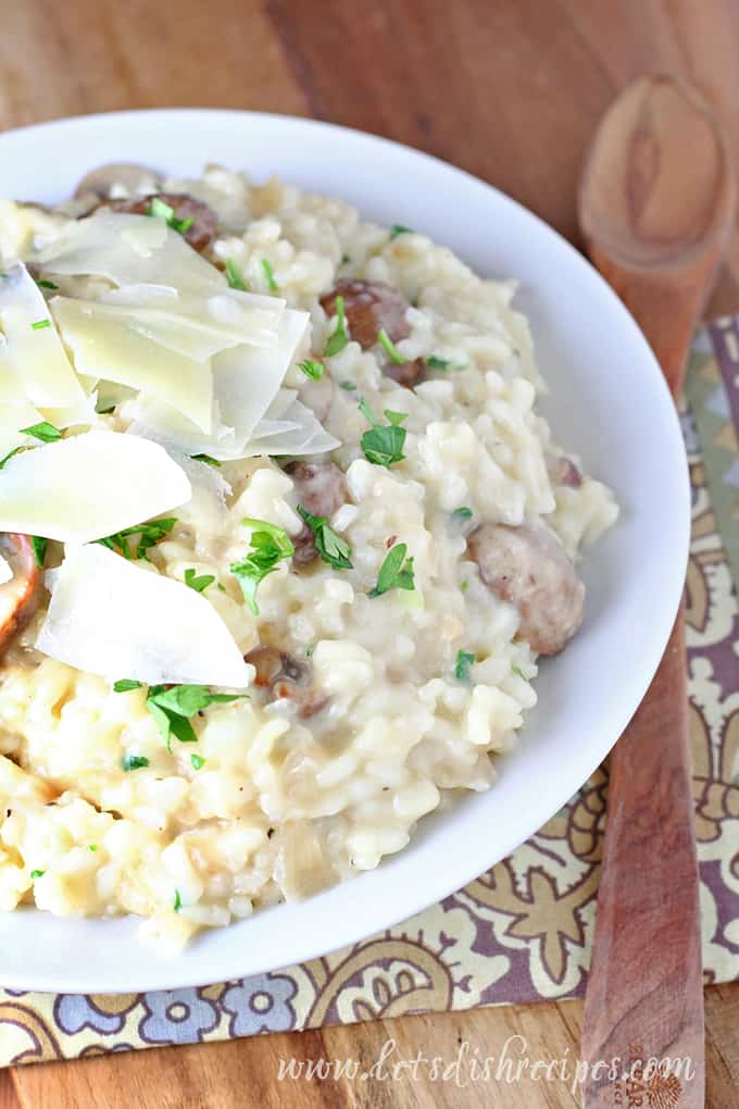 Rice Cooker Mushroom Risotto Let S Dish Recipes