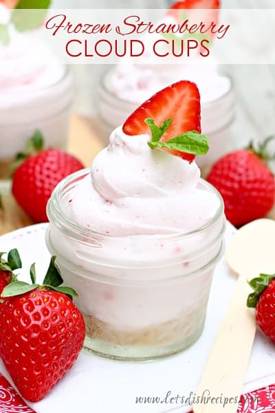 Strawberry Cloud Cups