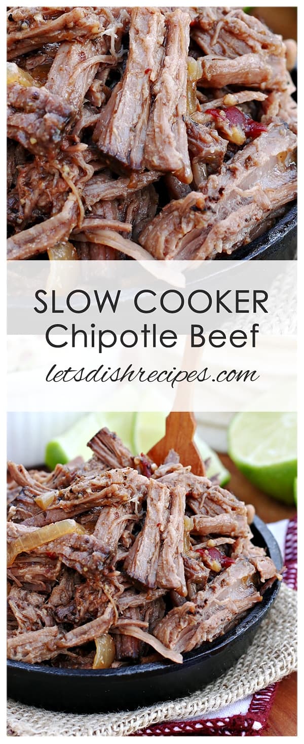 Slow Cooker Chipotle Beef | Let's Dish Recipes