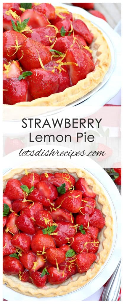 Strawberry Lemon Pie
