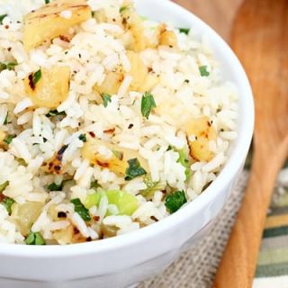 Grilled Pineapple Rice