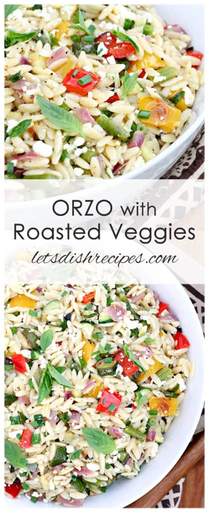 Orzo with Roasted Vegetables