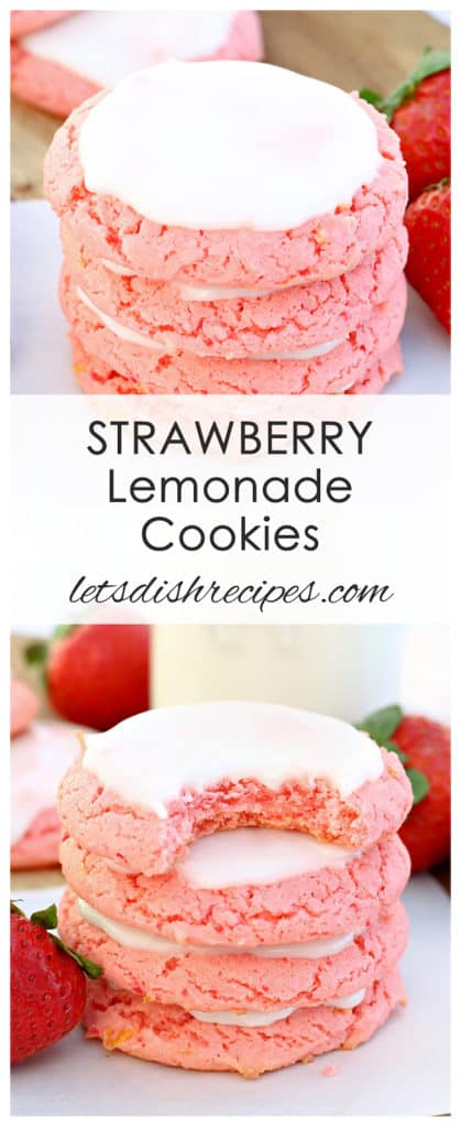 Easy Strawberry Lemonade Cookies