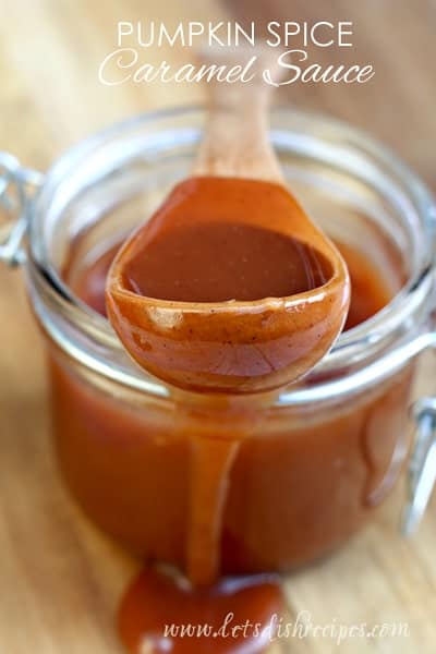 Pumpkin Spice Caramel Sauce