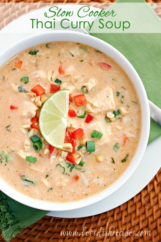 Slow Cooker Thai Curry Soup