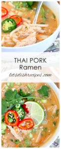 Thai Pork Ramen | Let's Dish Recipes