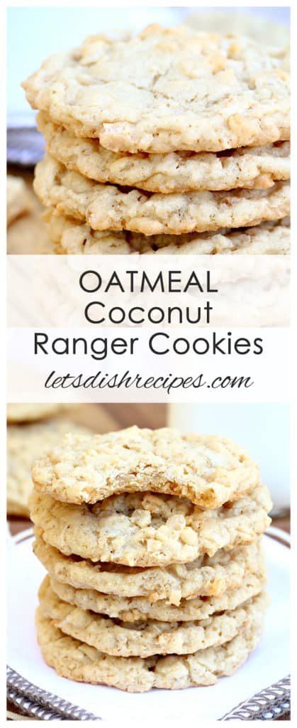 Oatmeal Coconut Ranger Cookies