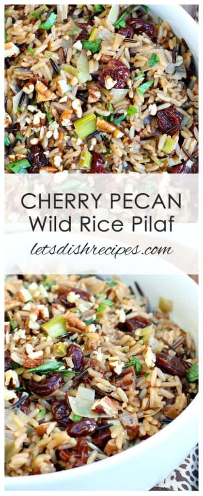 Cherry Pecan Wild Rice Pilaf