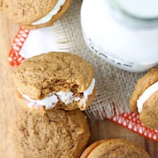 Gingersnap Sandwich Cookies with Coconut Orange Filling