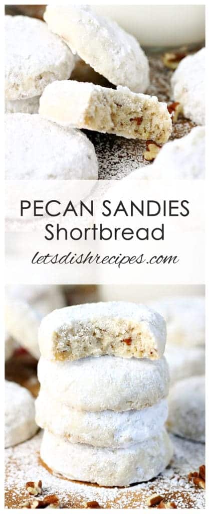 Pecan Sandies Shortbread Cookies