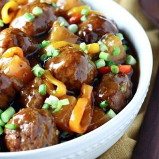 Slow Cooker Sweet and Sour Meatballs