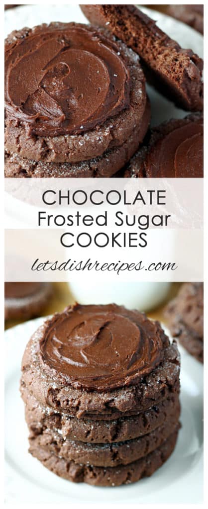 The Best Chocolate Frosted Sugar Cookies