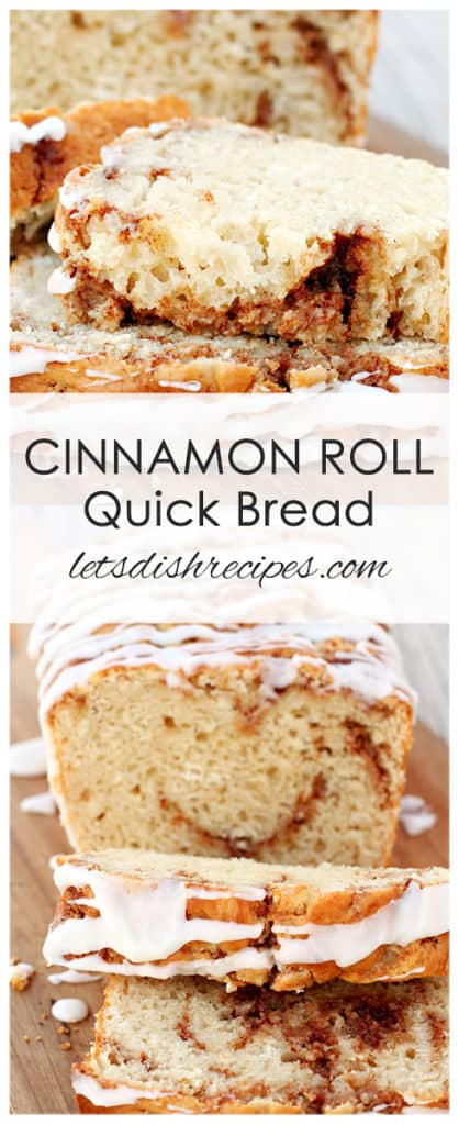 Cinnamon Roll Quick Bread