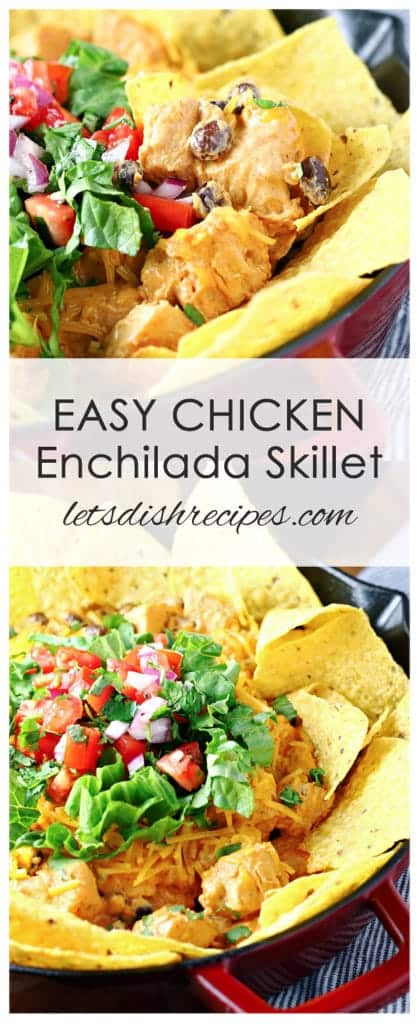 Easy Chicken Enchilada Skillet