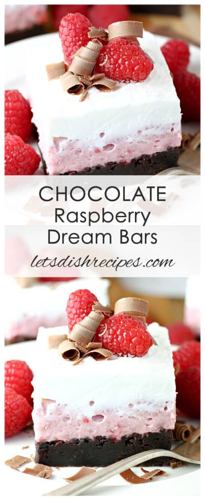 Chocolate Raspberry Dream Bars