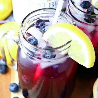 Sparkling Blueberry Lemonade