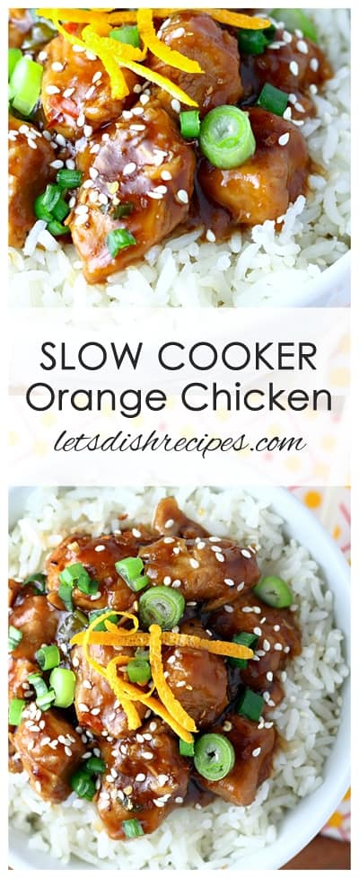 Easy Slow Cooker Orange Chicken