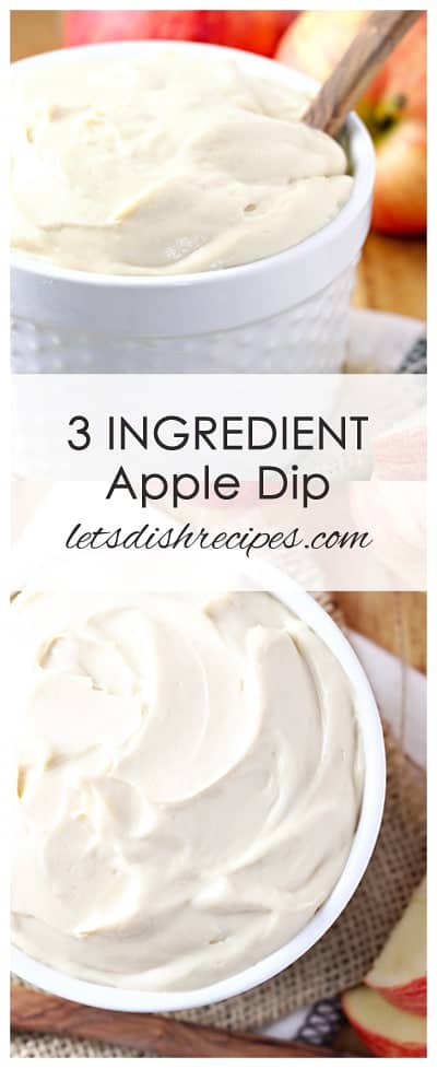 Three Ingredient Apple Dip