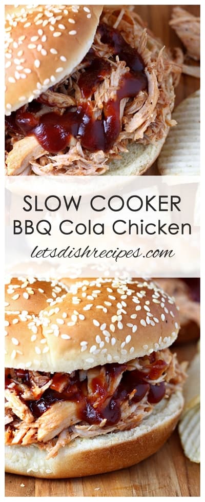 Slow Cooker Barbecue Cola Chicken