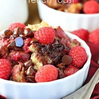 Slow Cooker Raspberry Chocolate French Toast