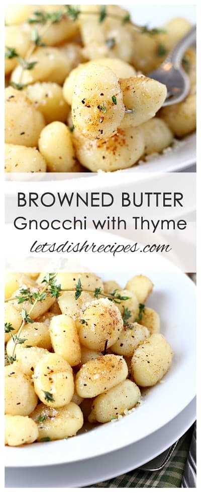 Browned Butter Gnocchi with Thyme