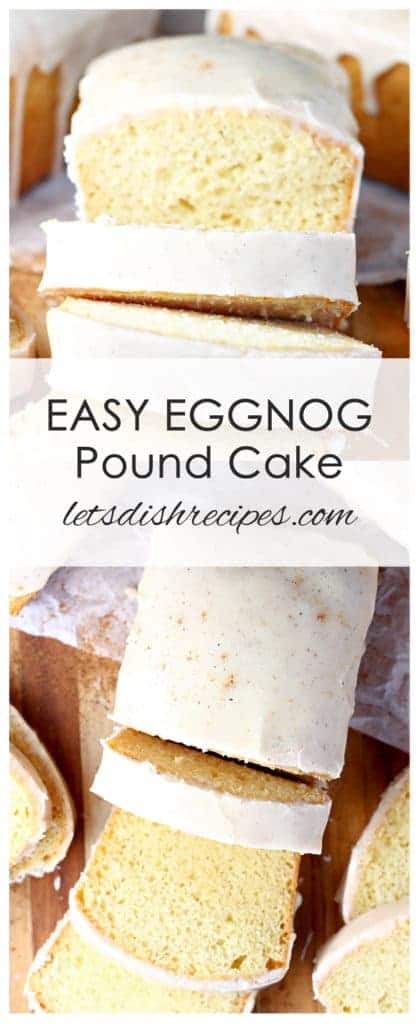 Easy Eggnog Pound Cake