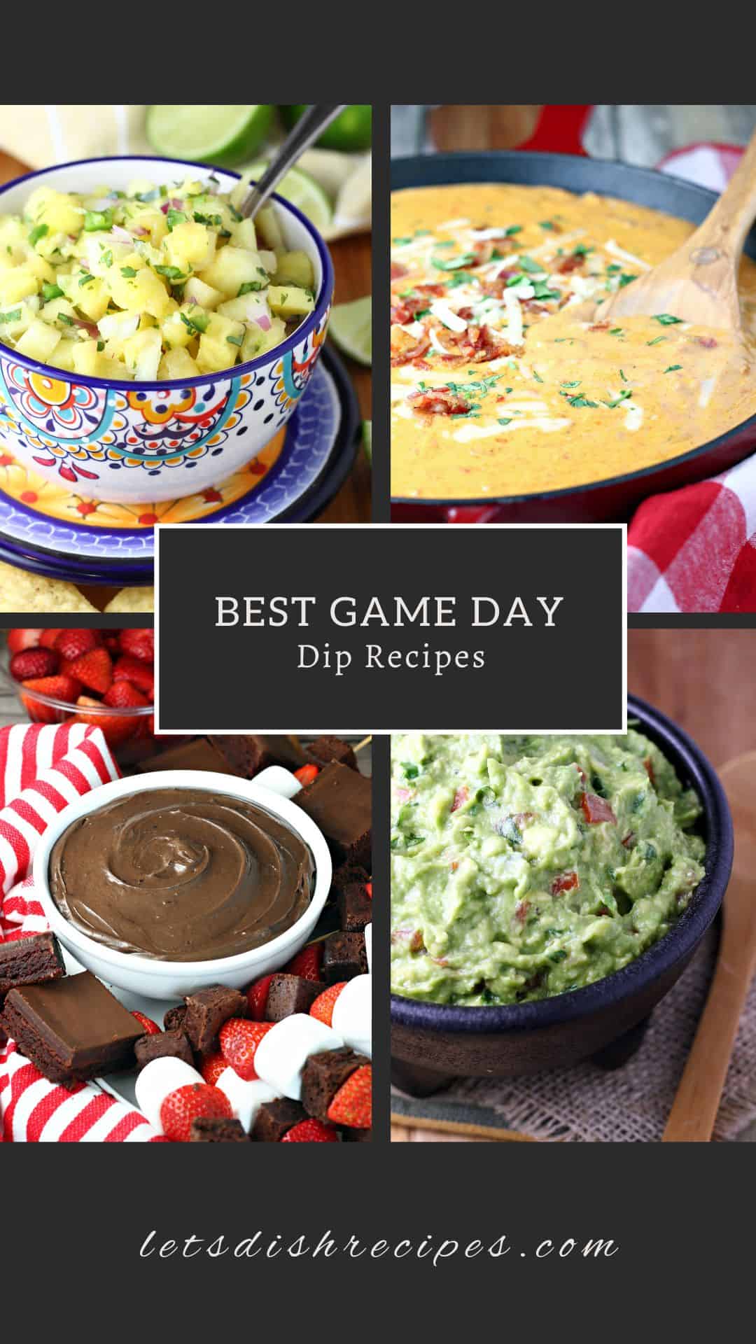 Cold dips for Tailgating - Game Day Eats
