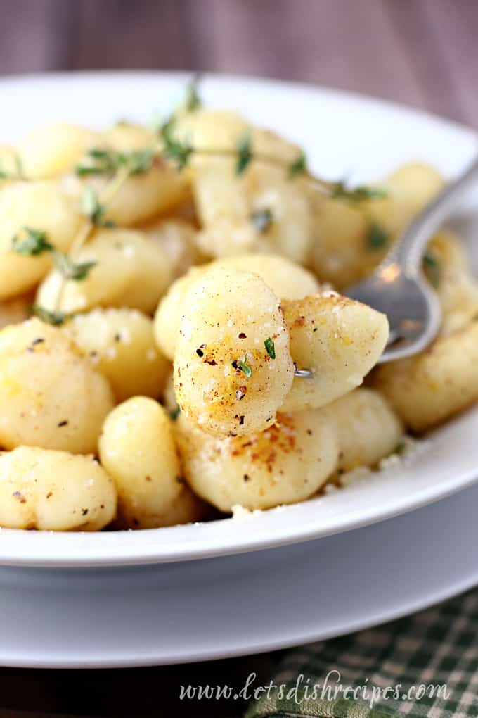 Browned Butter Gnocchi with Thyme