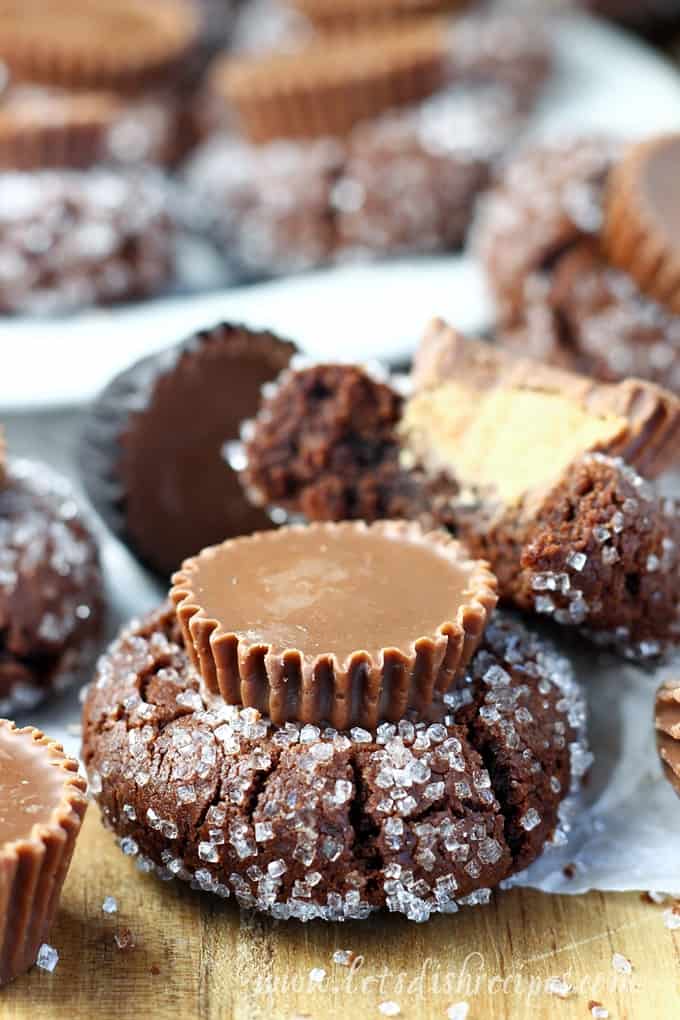 Chocolate Peanut Butter Cup Blossoms