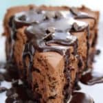 Fudge Brownie No Bake Cheesecake