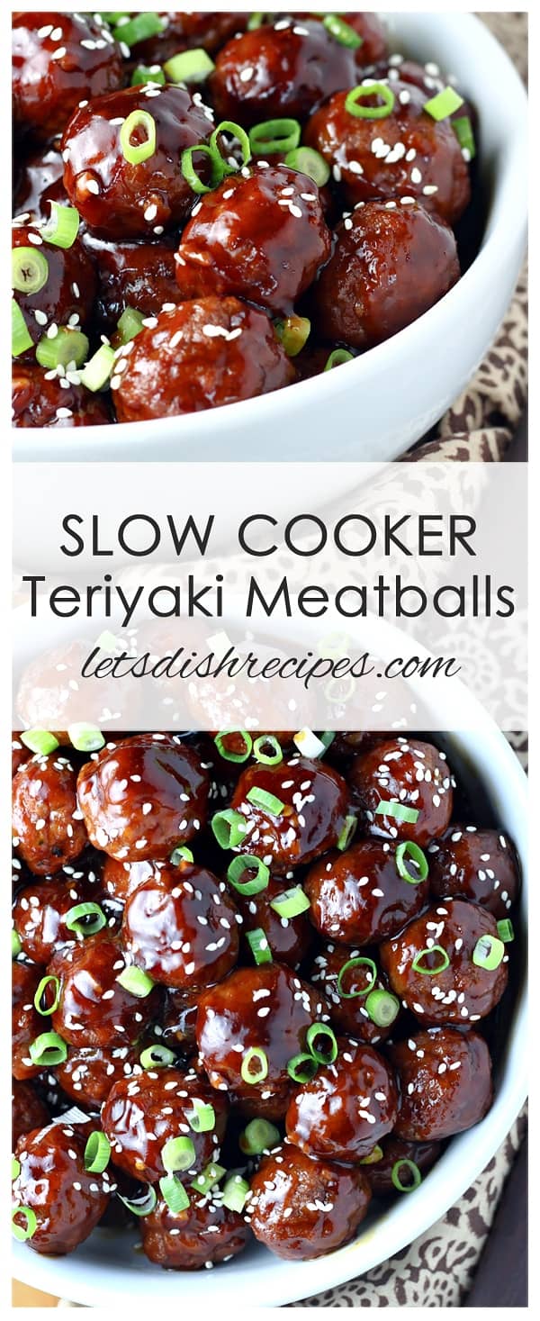 Slow Cooker Teriyaki Meatballs — Let's Dish Recipes