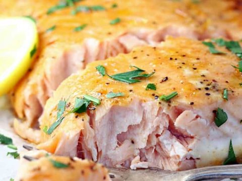 Brown Sugar Lemon Garlic Butter Salmon Let S Dish Recipes