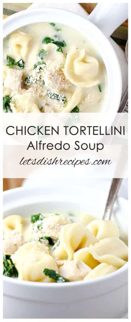 Chicken Tortellini Alfredo Soup