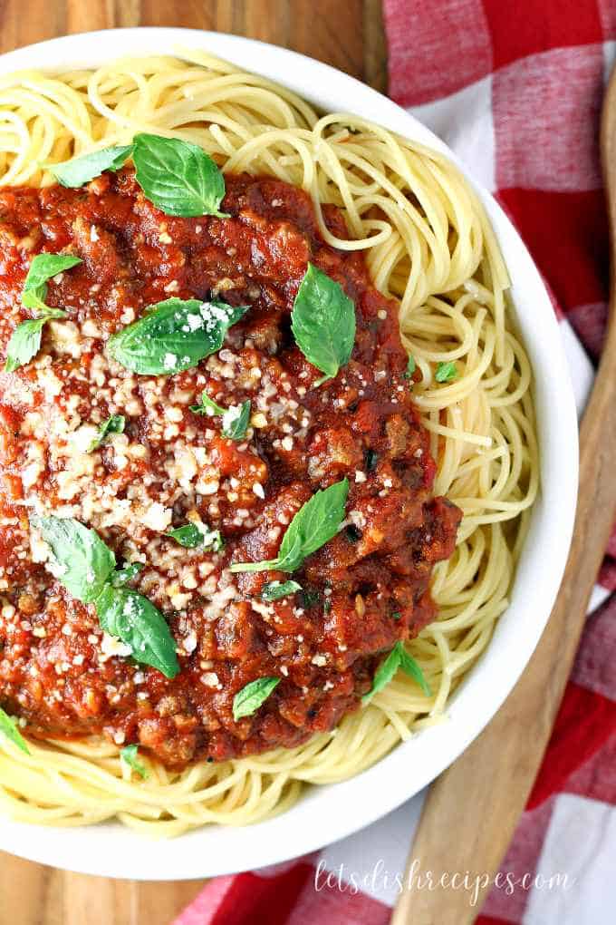 Slow Cooker Spaghetti Sauce