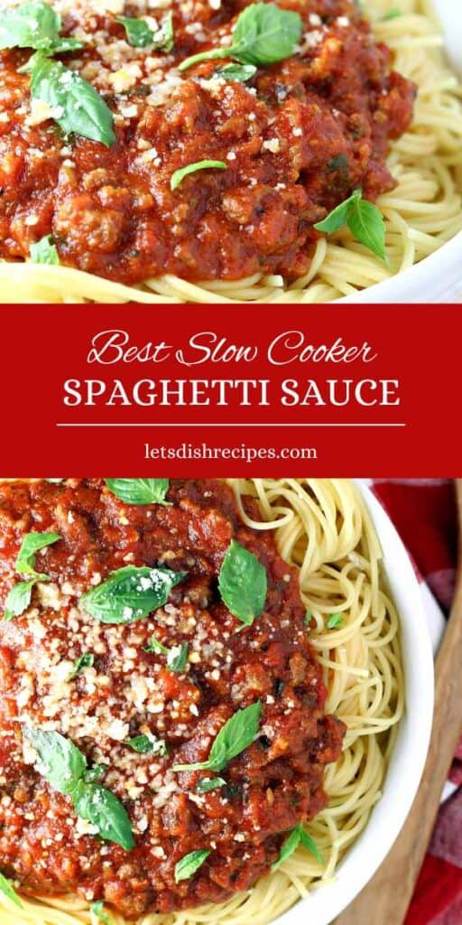 Slow Cooker Spaghetti Sauce