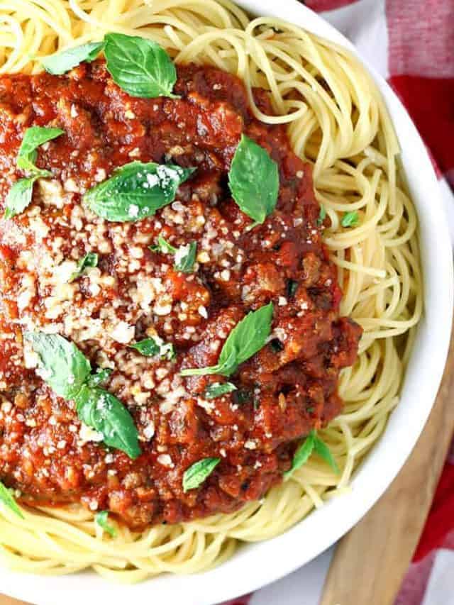 Best Slow Cooker Spaghetti Sauce