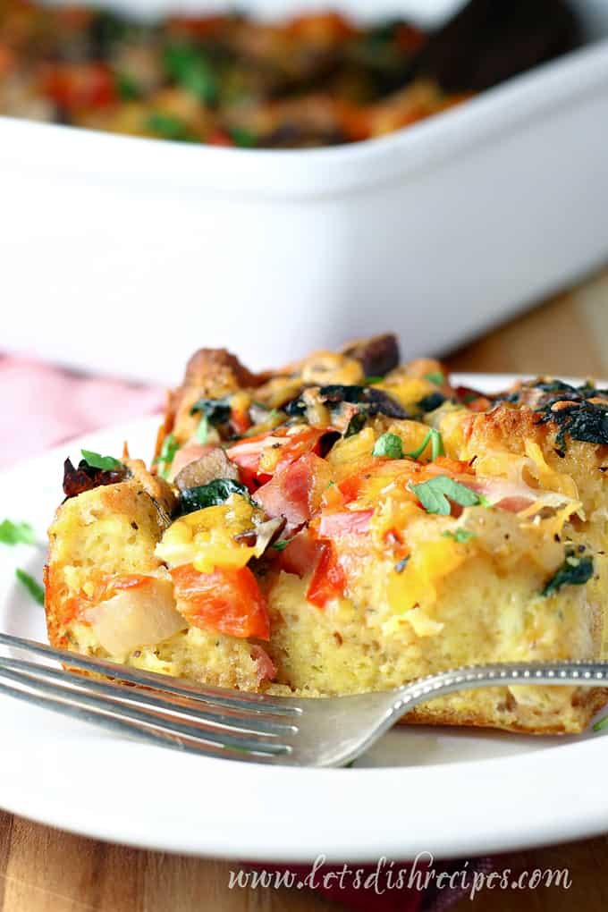 Freezer Ham and Veggie Breakfast Casserole — Let's Dish Recipes