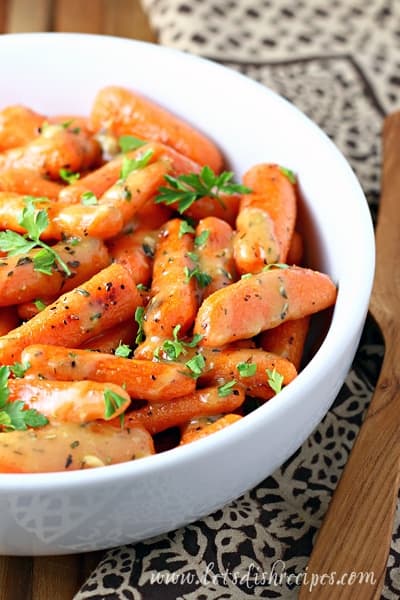 Roasted Carrots with Dijon Vinaigrette