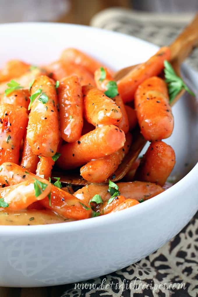 Roasted Carrots with Dijon Vinaigrette