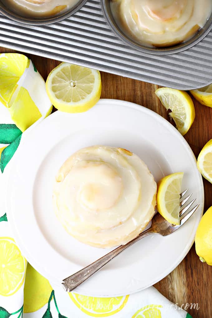 Cake Mix Lemon Sweet Rolls