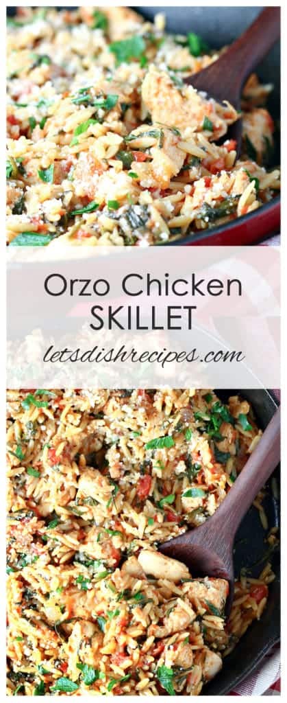 Orzo Chicken Skillet