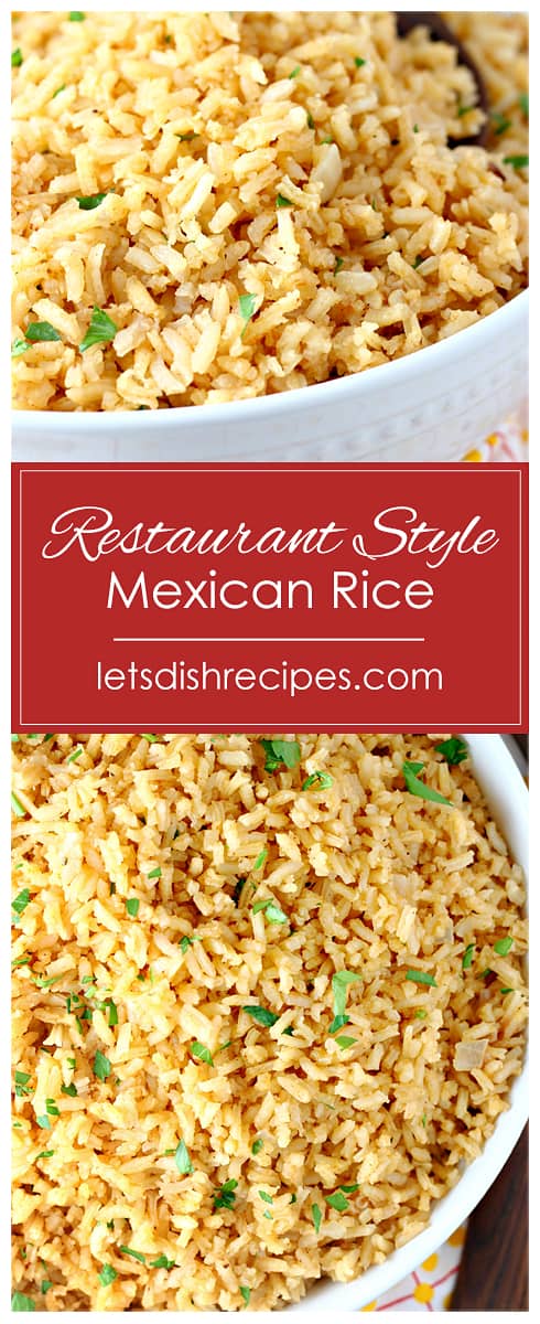 Copycat Restaurant Style Mexican Rice