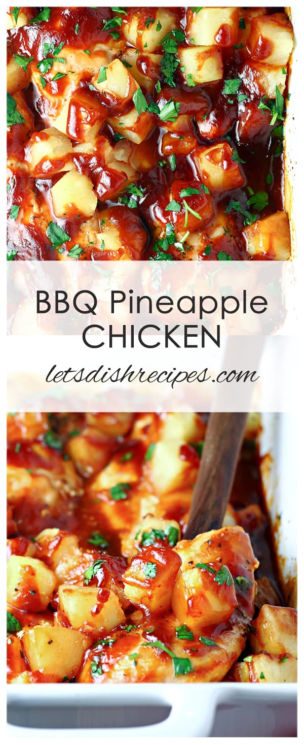 Easy Barbecue Pineapple Chicken — Let's Dish Recipes