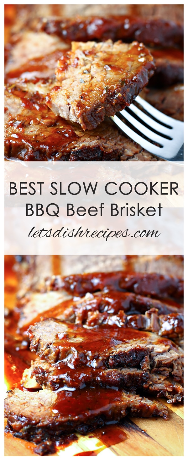 Best Slow Cooker Barbecue Beef Brisket Let's Dish Recipes