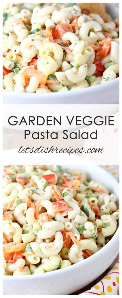 Garden Veggie Pasta Salad