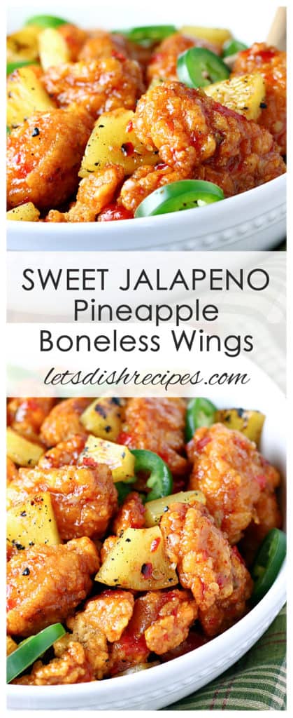 Sweet Jalapeno Pineapple Boneless Wings