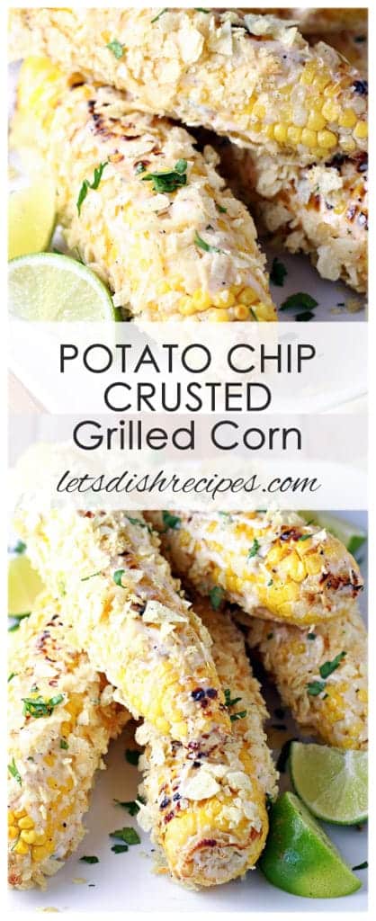 Potato Chip Crusted Grilled Corn
