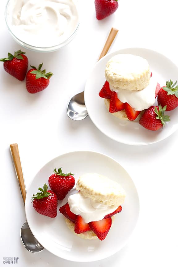Strawberry Shortcake with Coconut Whipped Cream